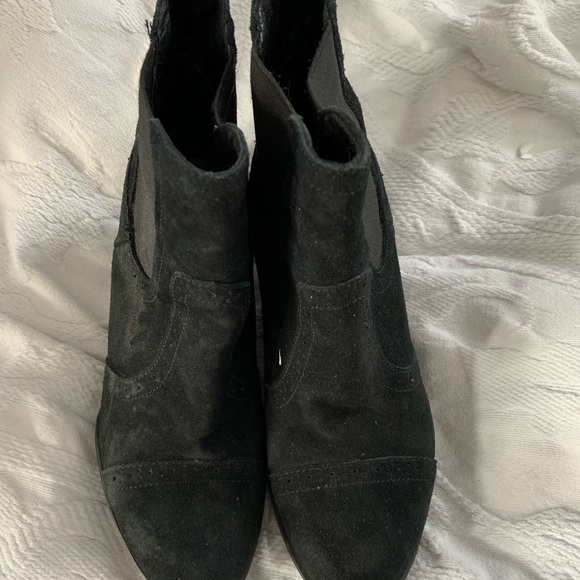 Browns suede booties. - Picture 2 of 4